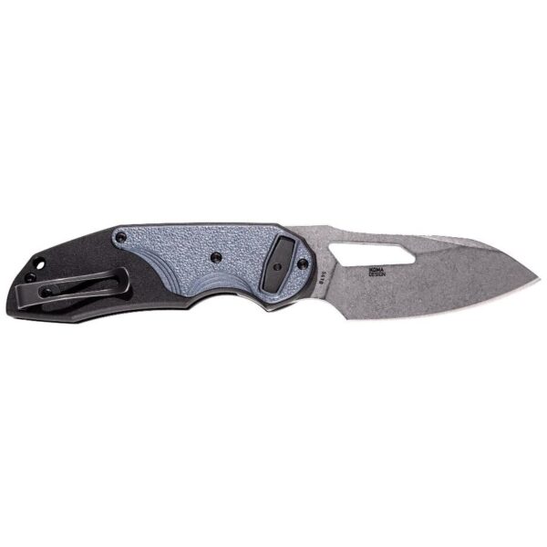 CRKT Attaboy Folding Knife 2-3/4" Drop Point Blade Black and Blue - Precision Shot Firearms