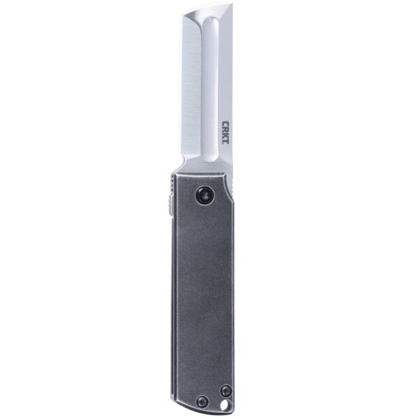 CRKT MinimalX Folding Knife 2-1/5" Cleaver Blade Grey - Precision Shot Firearms