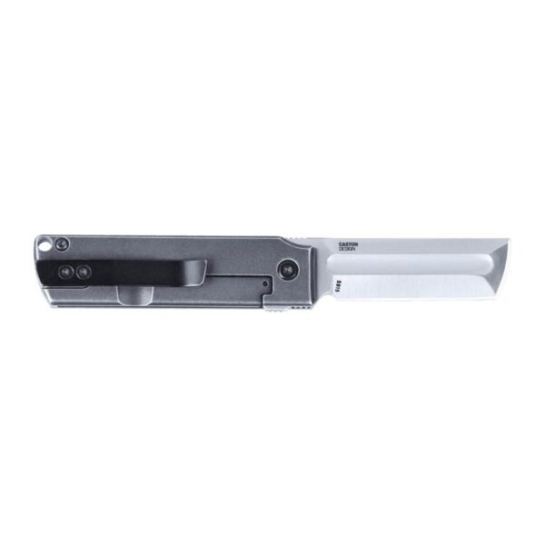 CRKT MinimalX Folding Knife 2-1/5" Cleaver Blade Grey - Precision Shot Firearms