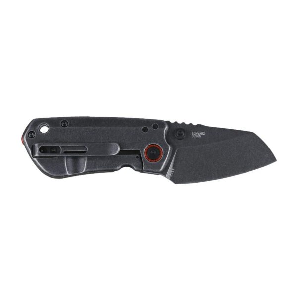 CRKT Overland Compact Folding Knife 2-1/4" Sheepsfoot Blade Black - Precision Shot Firearms