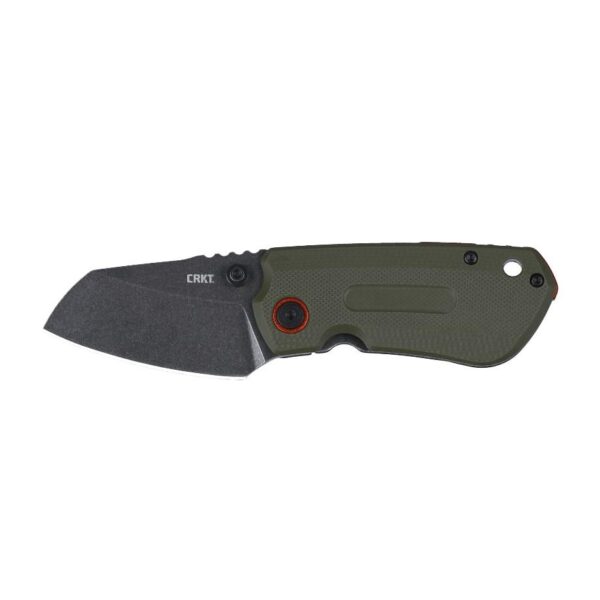 CRKT Overland Compact Folding Knife 2-1/4" Sheepsfoot Blade Black - Precision Shot Firearms