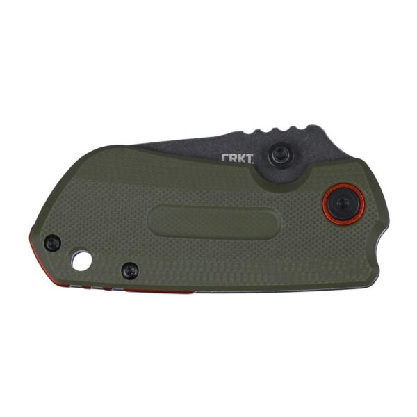 CRKT Overland Compact Folding Knife 2-1/4" Sheepsfoot Blade Black - Precision Shot Firearms