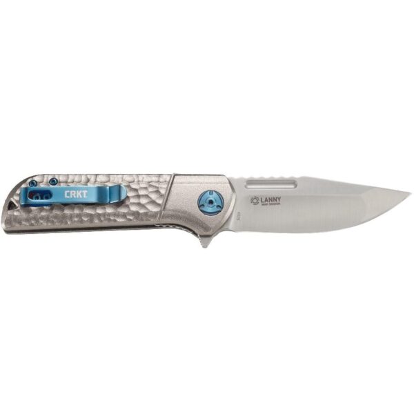 CRKT Lanny Folding Knife Assisted Opening 3 1/5" Blade Silver - Precision Shot Firearms