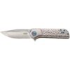 CRKT Lanny Folding Knife Assisted Opening 3 1/5" Blade Silver - Precision Shot Firearms