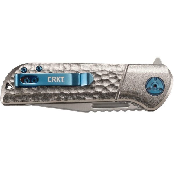 CRKT Lanny Folding Knife Assisted Opening 3 1/5" Blade Silver - Precision Shot Firearms