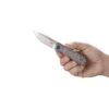 CRKT Lanny Folding Knife Assisted Opening 3 1/5" Blade Silver - Precision Shot Firearms