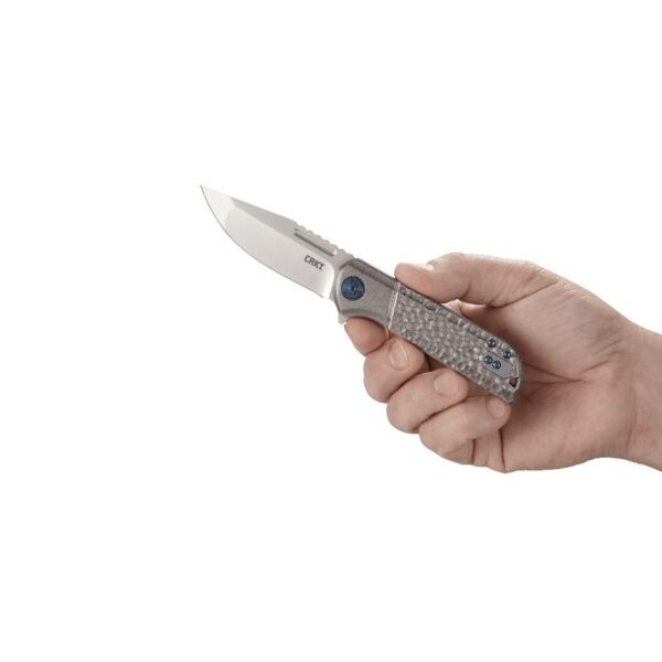 CRKT Lanny Folding Knife Assisted Opening 3 1/5" Blade Silver - Precision Shot Firearms