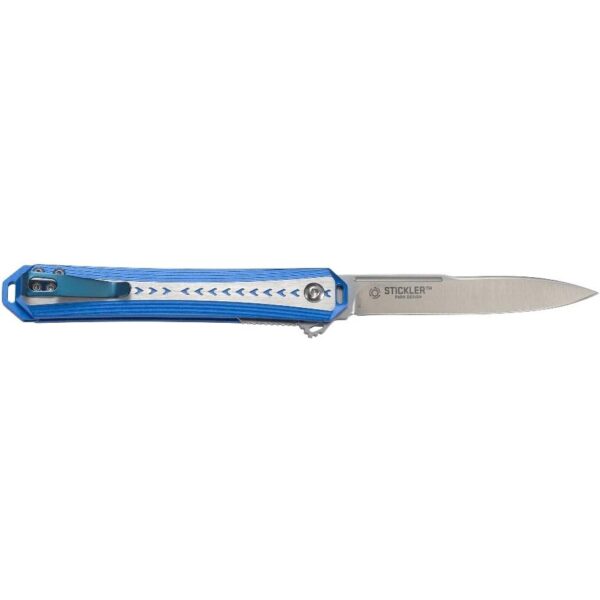 CRKT Stickler Assisted Foldin Knife 3-2/5" Spear Point Blade Blue - Precision Shot Firearms