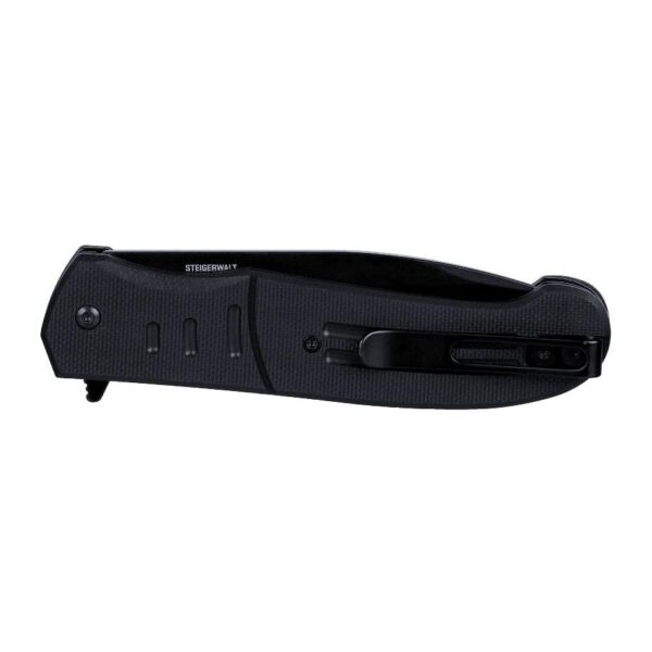 CRKT Ignitor Assisted Folding Knife 3-1/2" Drop Point Blade Black with Veff Serrations - Precision Shot Firearms