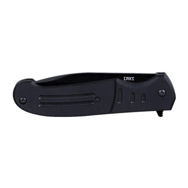 CRKT Ignitor Assisted Folding Knife 3-1/2" Drop Point Blade Black with Veff Serrations - Precision Shot Firearms