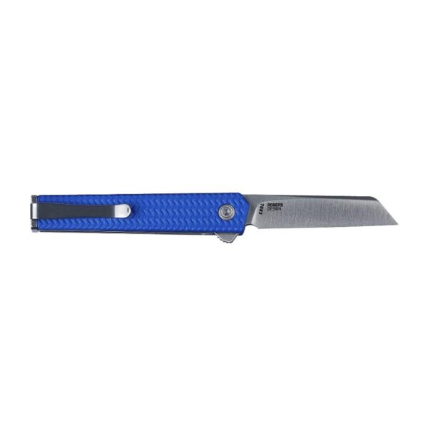 CRKT CEO Microflipper Folding Knife 2-1/5" Sheepsfoot Blade Blue - Precision Shot Firearms