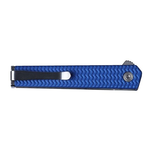 CRKT CEO Microflipper Folding Knife 2-1/5" Sheepsfoot Blade Blue - Precision Shot Firearms