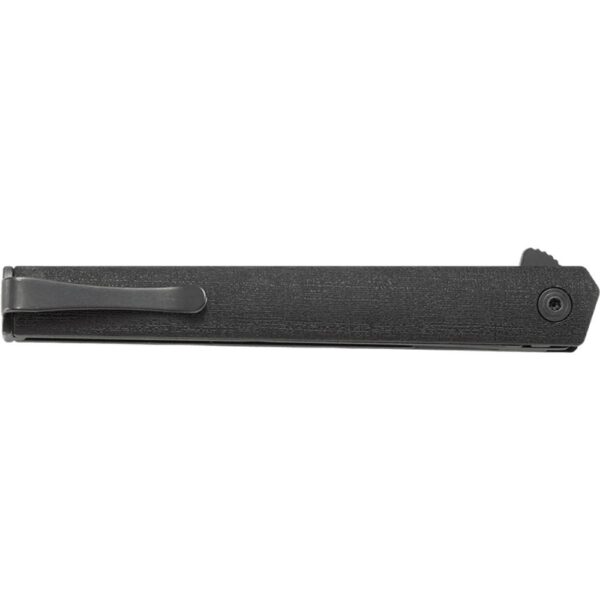 CRKT CEO Flipper Folding Knife 3-3/8" Straight Back Blade Black - Precision Shot Firearms