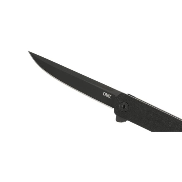 CRKT CEO Flipper Folding Knife 3-3/8" Straight Back Blade Black - Precision Shot Firearms