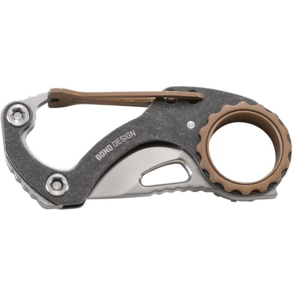 CRKT Compano Carabiner Folding Knife 1 2/5" Blade Silver - Precision Shot Firearms