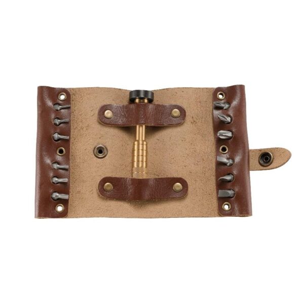CRKT Hex Bit Driver Leather Tool Roll - Precision Shot Firearms