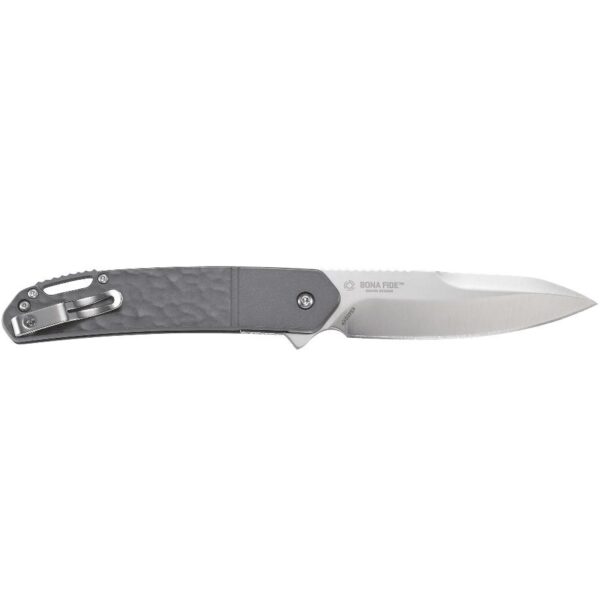 CRKT Bona Fide Silver Folding Knife 3 3/5" Blade Grey - Precision Shot Firearms