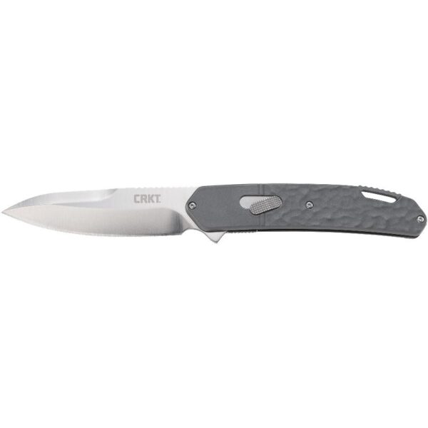 CRKT Bona Fide Silver Folding Knife 3 3/5" Blade Grey - Precision Shot Firearms