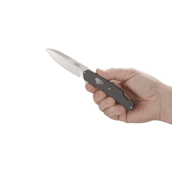 CRKT Bona Fide Silver Folding Knife 3 3/5" Blade Grey - Precision Shot Firearms
