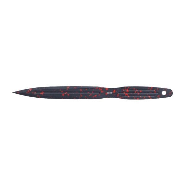 CRKT Onion Throwing Knives 6-1/4" Spear Point Blade Black and Red 3/ct - Precision Shot Firearms