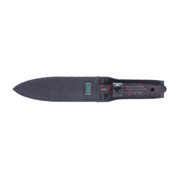 CRKT Onion Throwing Knives 6-1/4" Spear Point Blade Black and Red 3/ct - Precision Shot Firearms