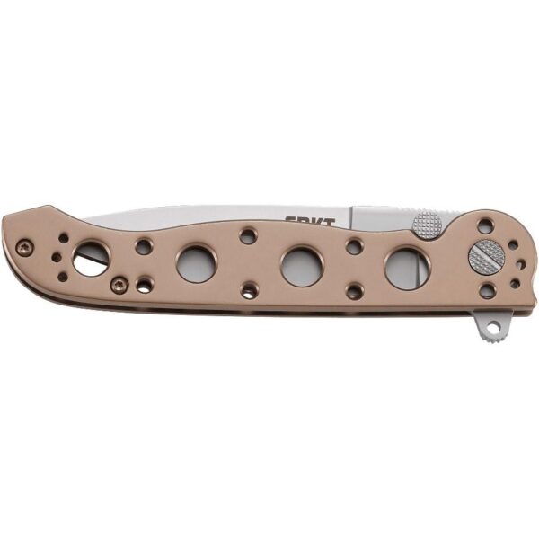 CRKT M16-03BS Bronze with Silver Blade Folding Knife 3 1/2" Blade Bronze - Precision Shot Firearms