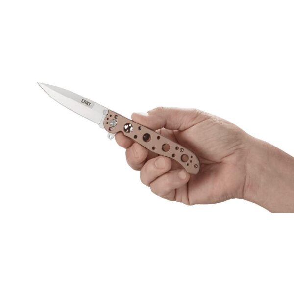 CRKT M16-03BS Bronze with Silver Blade Folding Knife 3 1/2" Blade Bronze - Precision Shot Firearms