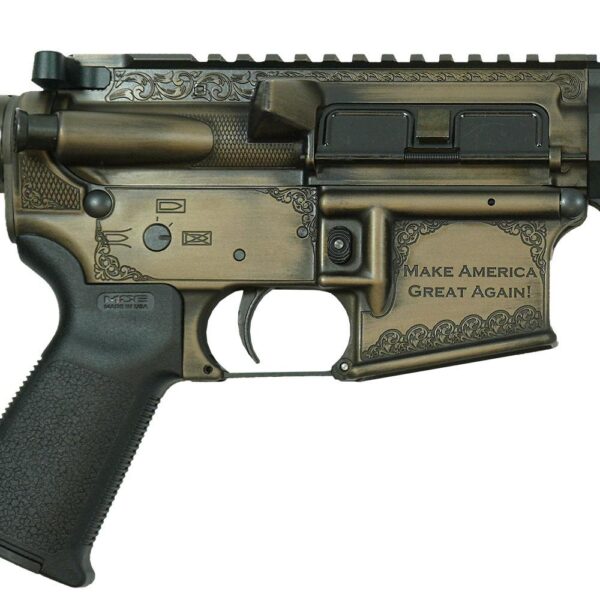 Shark Coast Tactical "Trump" AR-15 Rifle 5.56mm 30rd Magazine 16" Barrel 15" MLOK Handguard - Precision Shot Firearms