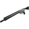 Shark Coast Trump 2.0 AR-15 Rifle w/SCC Lower 5.56 30rd Magazine 16" Barrel Distressed Silver Black - Precision Shot Firearms