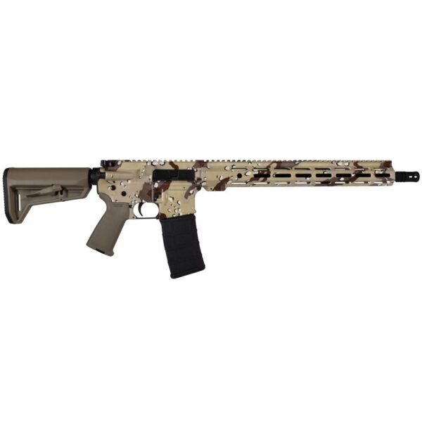 Shark Coast AR Rifle 5.56 NATO 30rd Magazine 16'' Barrel Chocolate Chip with Magpul Furniture - Precision Shot Firearms