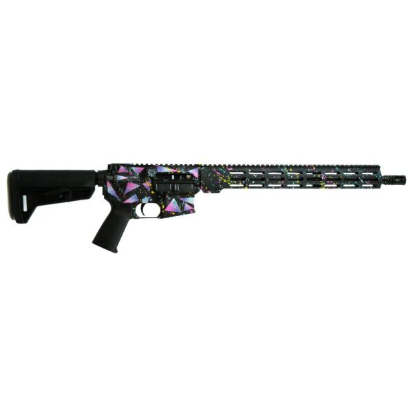 Shark Coast Tactical "Retro Miami" AR-15 Rifle 5.56mm 30rd Magazine 16" Barrel 15" MLOK Handguard - Precision Shot Firearms