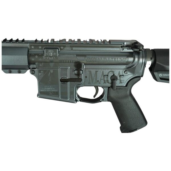 Shark Coast Trump 3.0 "Trump Fight Dark MAGA" AR-15 Rifle 5.56mm 30rd Magazine 16" Barrel MLOK Rail - Precision Shot Firearms