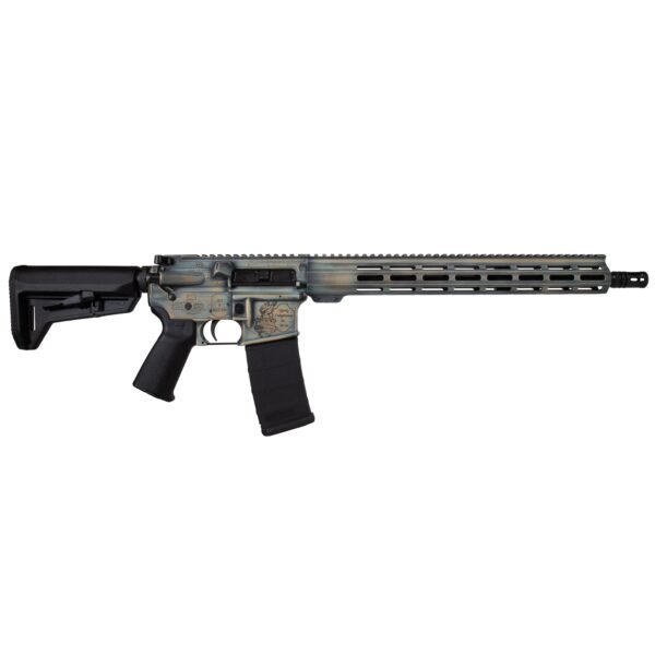 Shark Coast Tactical "Liberty AR Patina" AR-15 Rifle 5.56mm 30rd Magazine 16" Barrel 15" MLOK Handguard SCC-15 Lower - Precision Shot Firearms