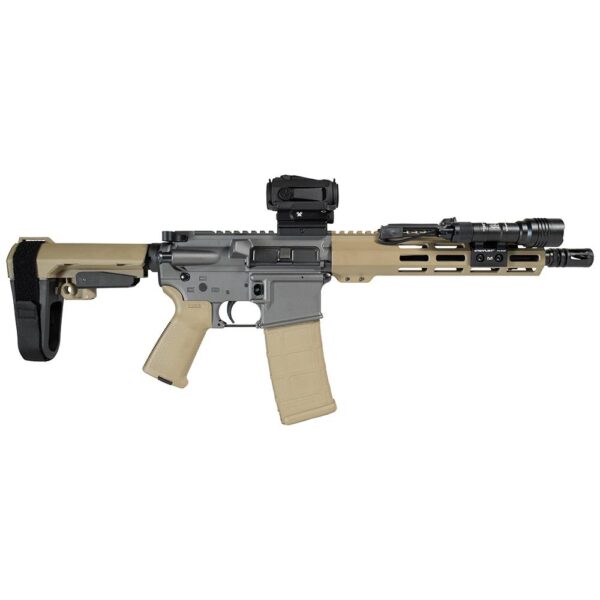Shark Coast Tumbleweed AR Pistol Bundle 5.56mm 30rd Magazine 10.5'' Threaded Barrel Vortex Sparc Red Dot Streamlight ProTac SBA3 Brace - Precision Shot Firearms
