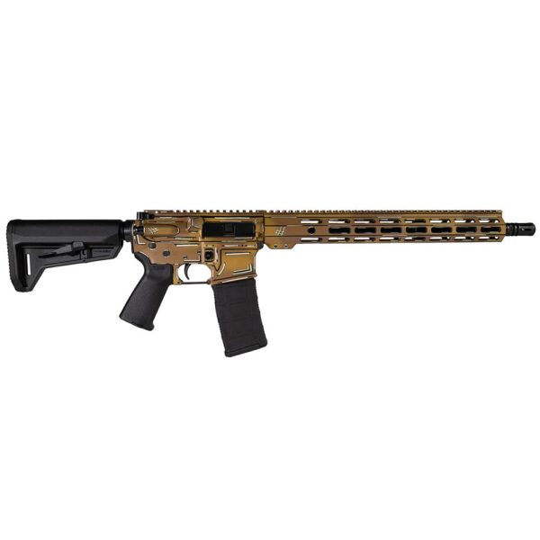 Shark Coast Tactical "Anime- FDE" Rifle 5.56mm 10rd Magazine 16" Barrel 15" MLOK Handguard California Compliant - Precision Shot Firearms