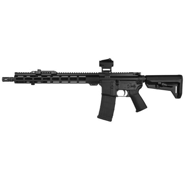 Shark Coast Tactical "Midnight" SCC-15 Lower Rifle 5.56mm 30rd Magazine 16" Barrel 15" Handguard Vortex Crossfire & Streamlight Protac with Carry Bag - Precision Shot Firearms