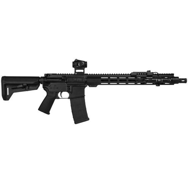 Shark Coast Tactical "Midnight" SCC-15 Lower Rifle 5.56mm 30rd Magazine 16" Barrel 15" Handguard Vortex Crossfire & Streamlight Protac with Carry Bag - Precision Shot Firearms