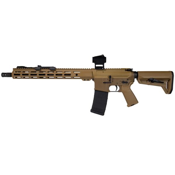 Shark Coast Tactical "Sunrise" AR-15 Rifle 5.56mm 30rd Magazine 16" Barrel 15" Handguard Vortex Crossfire & Streamlight Protac Carry Bag - Precision Shot Firearms