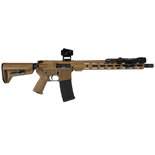 Shark Coast Tactical "Sunrise" AR-15 Rifle 5.56mm 30rd Magazine 16" Barrel 15" Handguard Vortex Crossfire & Streamlight Protac Carry Bag - Precision Shot Firearms
