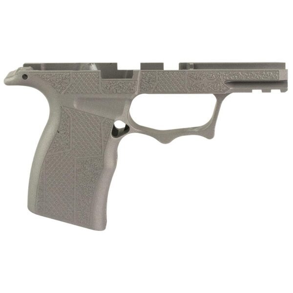 Shark Coast Tactical Custom X65 Sharktooth Grip Module for Sig Sauer P365X & P365XL - Tungsten - Precision Shot Firearms
