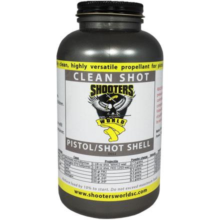 Shooters World Clean Shot Pistol Powder 1lb - Precision Shot Firearms