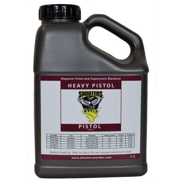 Shooters World Heavy Pistol Powder 8lb - Precision Shot Firearms
