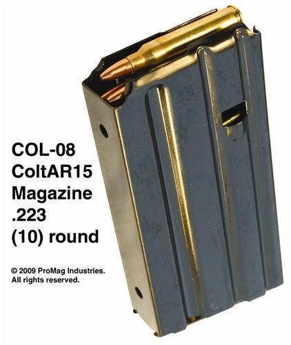 ProMag AR-15 Magazine .223 Rem Blued Steel 10/rd - Precision Shot Firearms