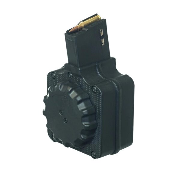 ProMag Black Polymer AR Magazine For AR-308 .308 Win 50/rd Drum - Precision Shot Firearms