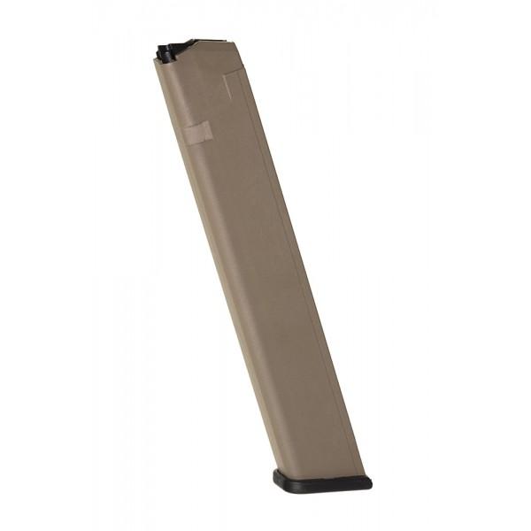 Promag Glock 17/19/26 Magazine 9mm Flat Dark Earth Polymer 32/rd - Precision Shot Firearms