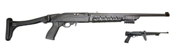 Ruger 10/22 Tactical Folding Stock - Black Polymer - Precision Shot Firearms