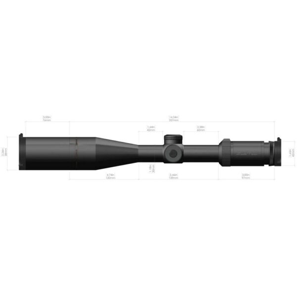 ZeroTech Thrive HD Rifle Scope 2.5-15x50 30mm SFP PHR-ii MOA Non-Illum Black - Precision Shot Firearms