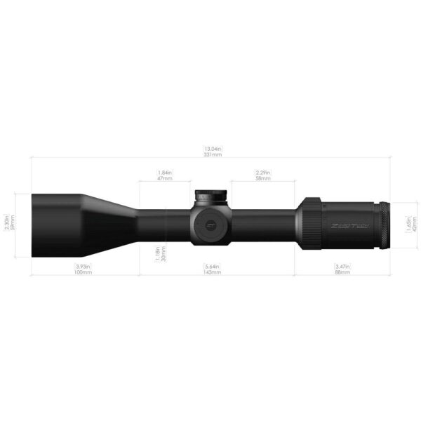 ZeroTech Thrive Rifle Scope 4-16x50 30mm SFP ZeroPlex MOA Non-Illum Black - Precision Shot Firearms
