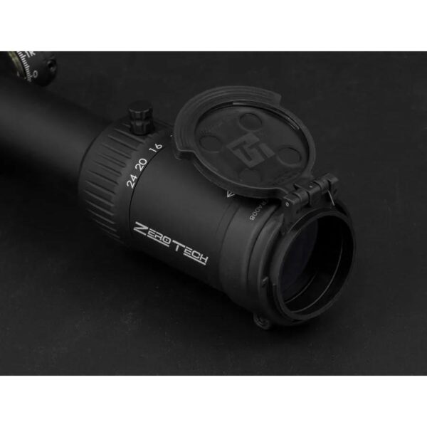 ZeroTech Trace Advanced Rifle Scope - 4-24x50 30mm FFP RMG MIL Illum Black - Precision Shot Firearms