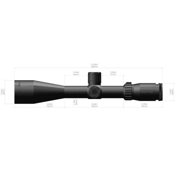 ZeroTech Trace Rifle Scope 4.5-27x50 30mm SFP R3 MOA Black - Precision Shot Firearms